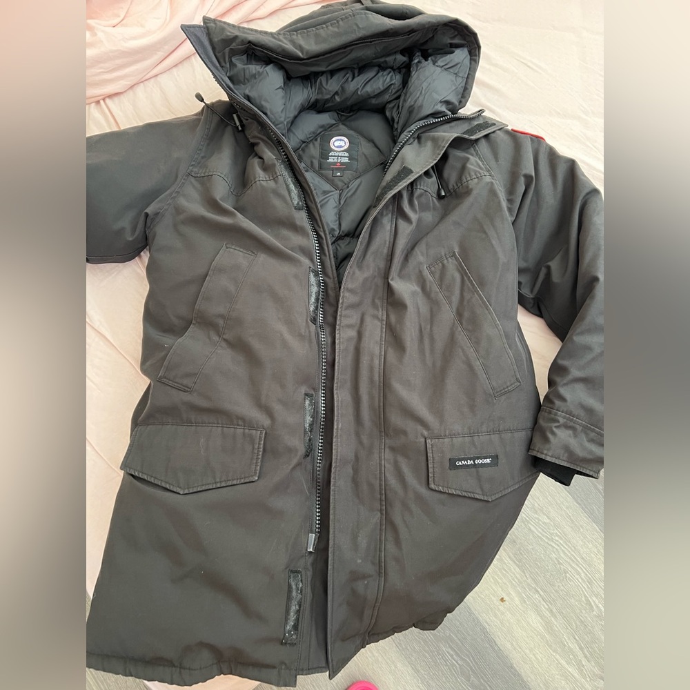 💯Canada Goose 100% authentic Men's down BLACK Puffer Jacket Langford Parka - Picture 3 of 16